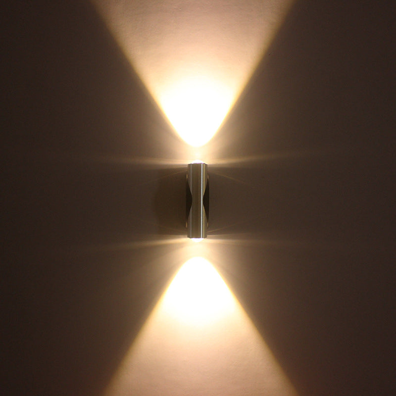 Modern Cylinder Up and Down LED Wall Sconce Metal Sconce Lights