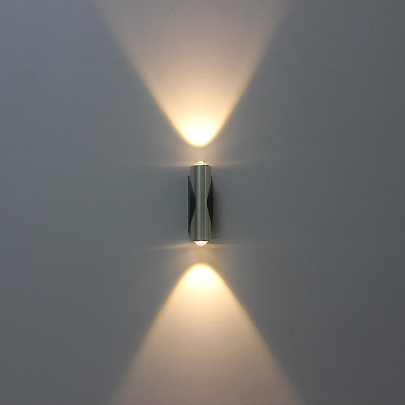 Modern Cylinder Up and Down LED Wall Sconce Metal Sconce Lights