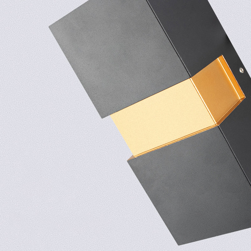 Rechteckige Aluminium im Freien LED LED Wandleuchte IP65 wasserdichte modern