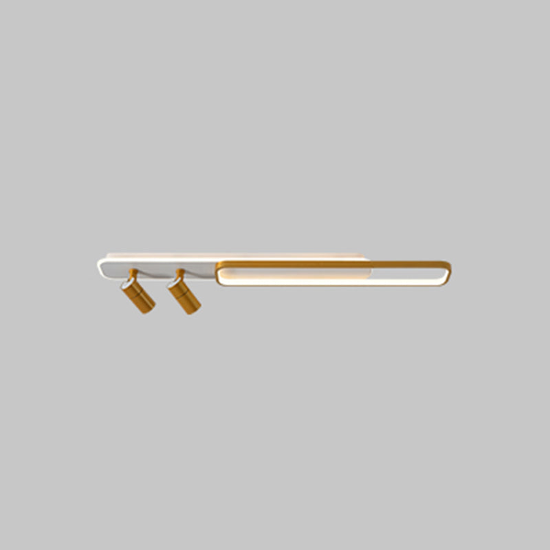 Modern Minimalist Style Linear LED Flush Mount Spotlight Acrylic Flush Ceiling Light