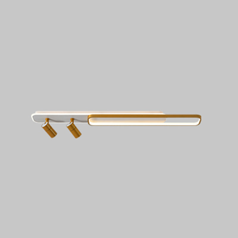 Modern Minimalist Style Linear LED Flush Mount Spotlight Acrylic Flush Ceiling Light