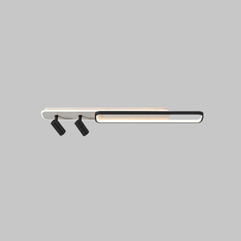 Modern Minimalist Style Linear LED Flush Mount Spotlight Acrylic Flush Ceiling Light