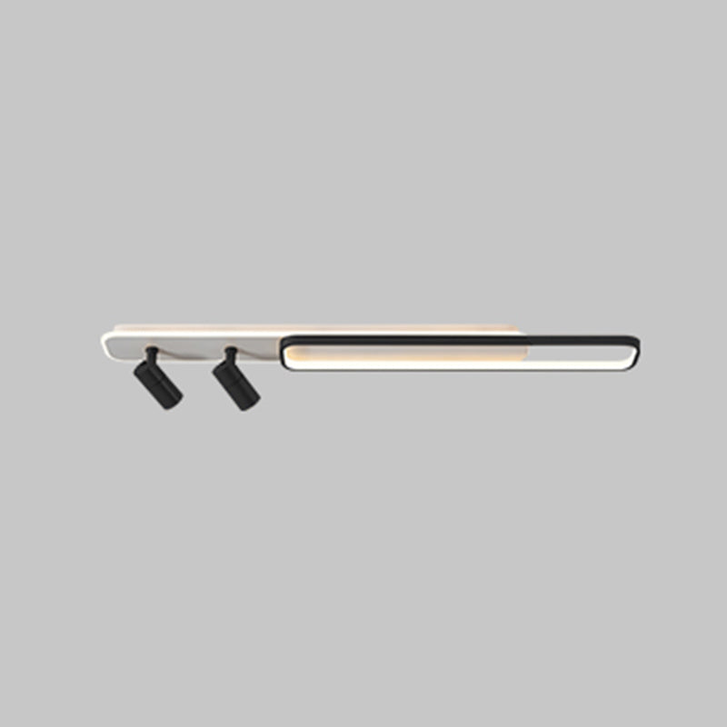 Modern Minimalist Style Linear LED Flush Mount Spotlight Acrylic Flush Ceiling Light