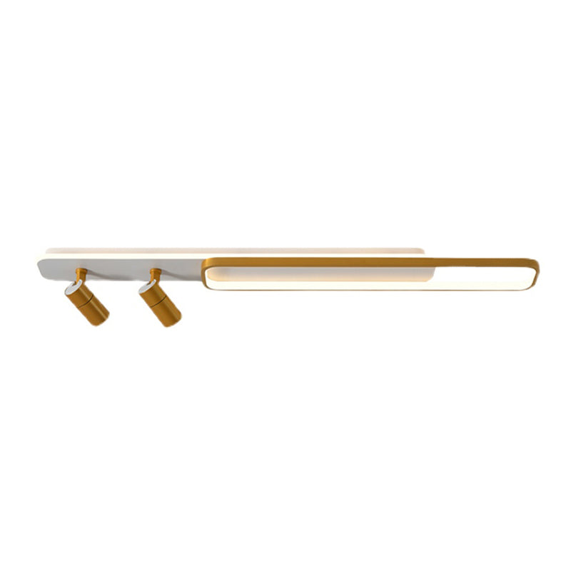 Modern Minimalist Style Linear LED Flush Mount Spotlight Acrylic Flush Ceiling Light