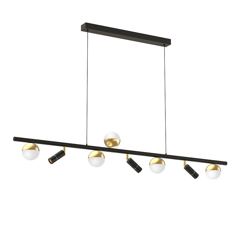 Spoltlight Acrilic Sfrigerale lampada isola minimalista LAMPAGGIO A IMPESSO LED NERO E GOLD per il ristorante