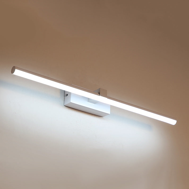 Modern Simplicity Cylindrical Wall Mounted Vanity Lights Acrylic Sconce Light Fixtures for Bathroom