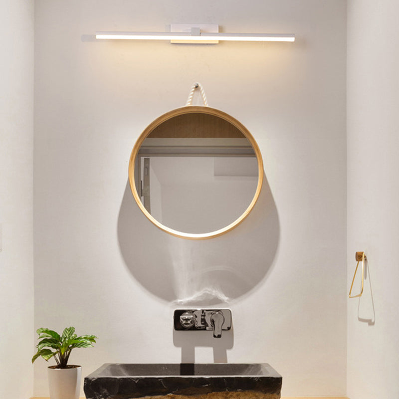 Simplicité moderne Cylindrical Mur Mound Vanity Lights Acrylique Gnonce Lights Fixtures pour salle de bain