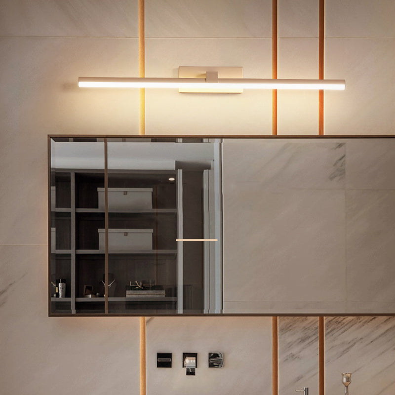 Simplicité moderne Cylindrical Mur Mound Vanity Lights Acrylique Gnonce Lights Fixtures pour salle de bain