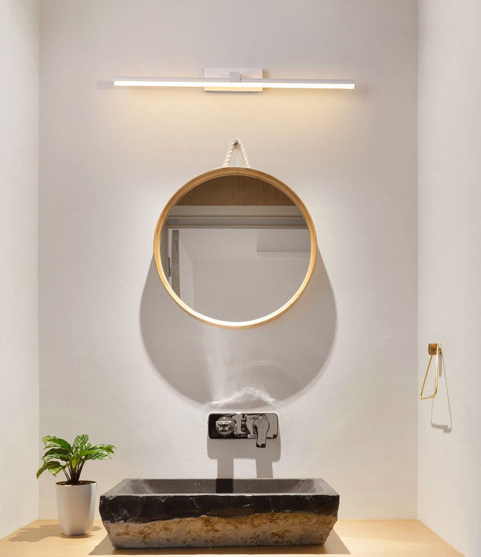 Modern Simplicity Cylindrical Wall Mounted Vanity Lights Acrylic Sconce Light Fixtures for Bathroom