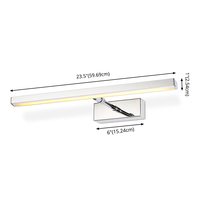 Linear Vanity Wall Lights Simplicity Acrylic Vanity Wall Sconce for Bathroom