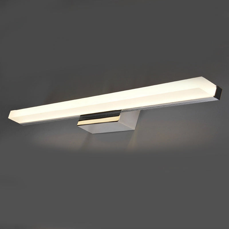 Elongated Vanity Light Fixtures Modern Simplicity Acrylic Wall Mount Lamp for Bathroom