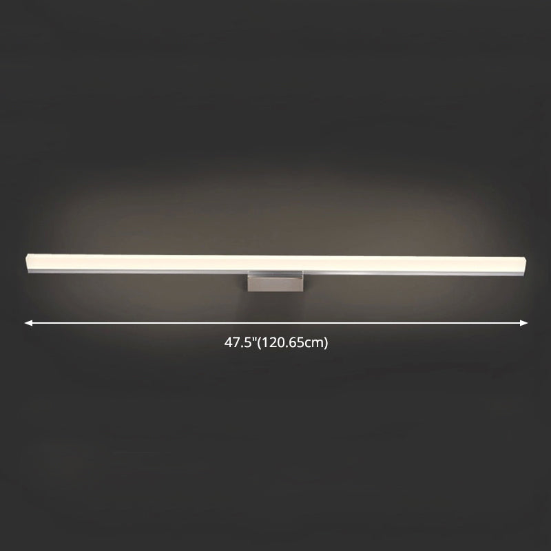 Elongated Vanity Light Fixtures Modern Simplicity Acrylic Wall Mount Lamp for Bathroom