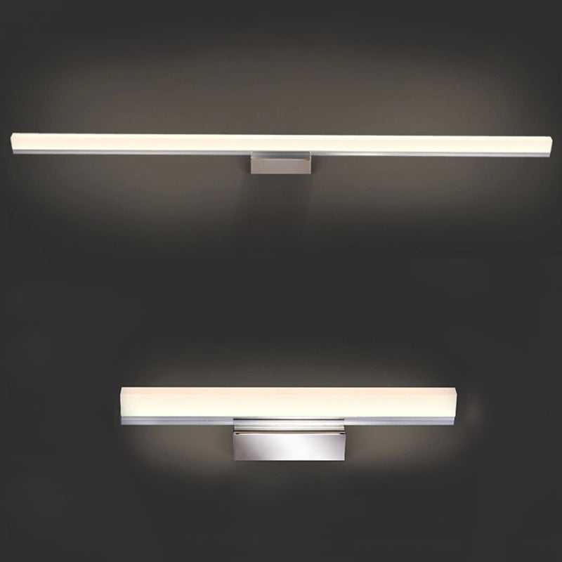 Elongated Vanity Light Fixtures Modern Simplicity Acrylic Wall Mount Lamp for Bathroom
