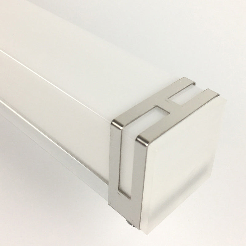 Simplicité Rectangle Vanity Sconce Lights Acrylique Moup Moup Light Aymat pour salle de bain