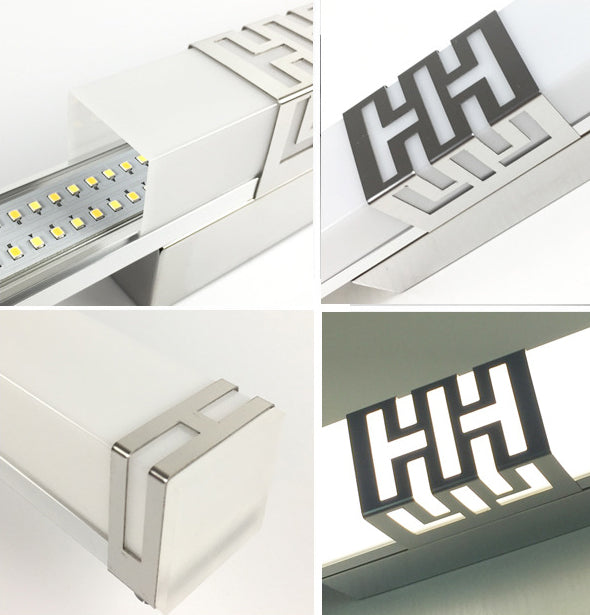 Einfachheit Rechteck Eitelkeitsleuchten Acryl Wandmontage Leuchte für Badezimmer