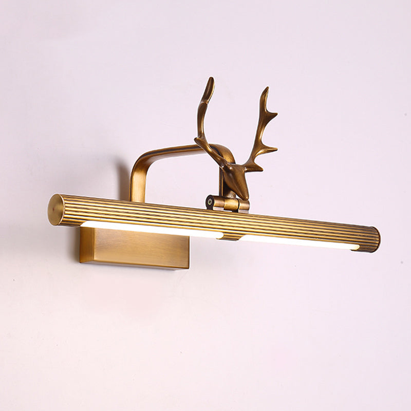 Modern Minimalist Style Linear Wall Mounted Vanity Lights Metal Vanity Lighting for Lavatory