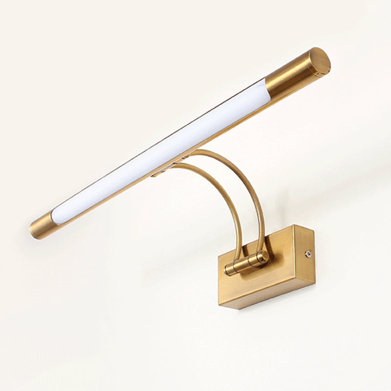 Simplicité Vanité cylindrique Lumières Lumières murales en aluminium pour salle de bain