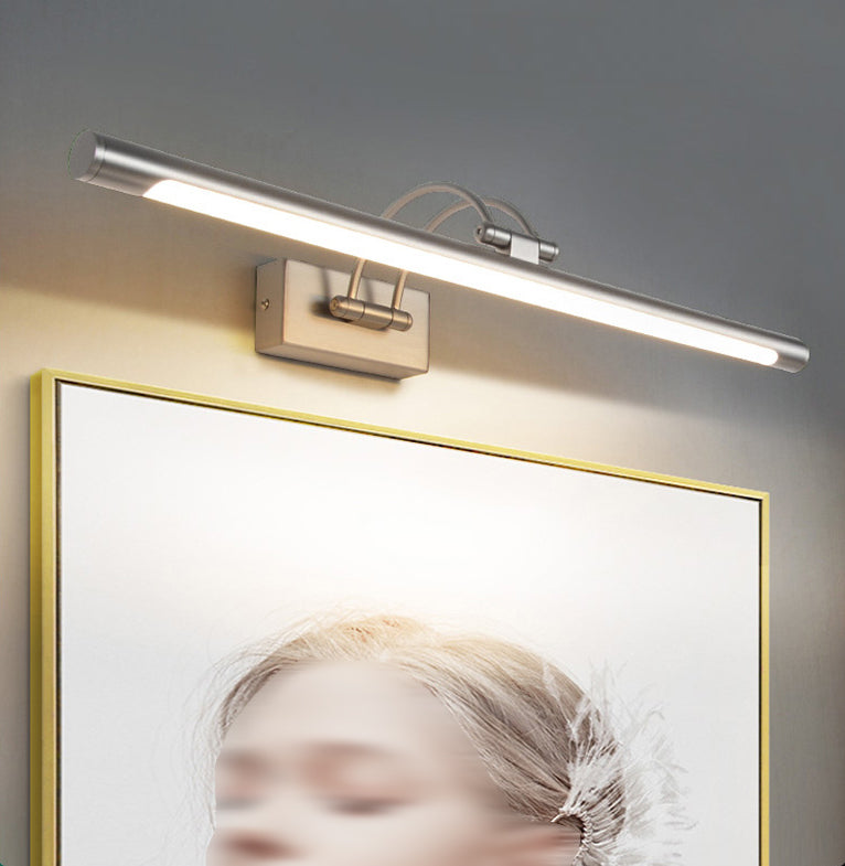 Einfachheit zylindrischer Waschtischspiegel Lichter Aluminiumwandleuchten für Badezimmer