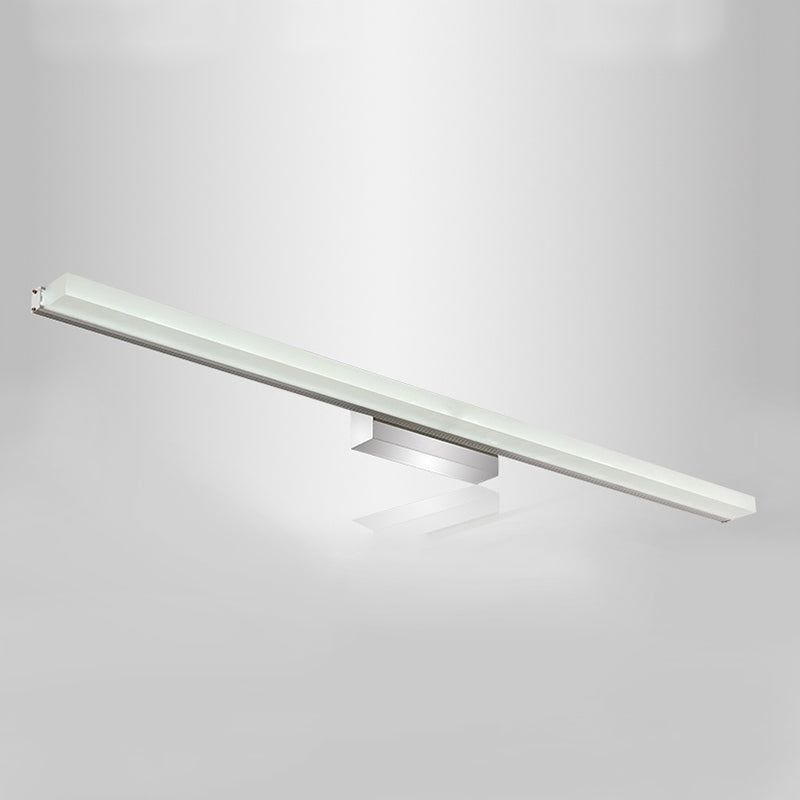Modern Minimalist Style Rectangle Wall Mounted Vanity Lights Acrylic Vanity Fixtures