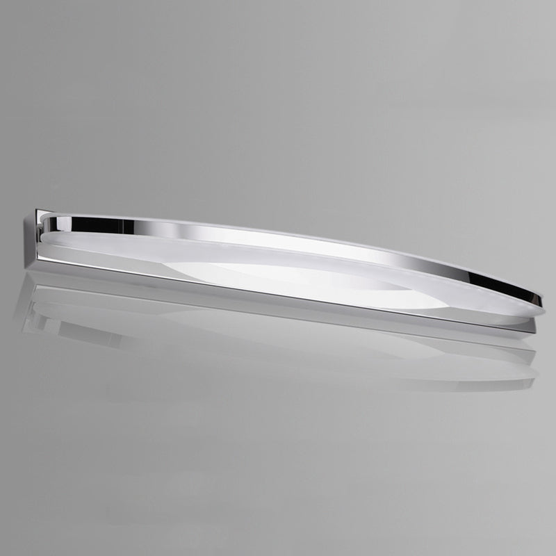 Vanité ovale Lumières murales modernes Simplicité Acrylique Vanité Grappés pour salle de bain