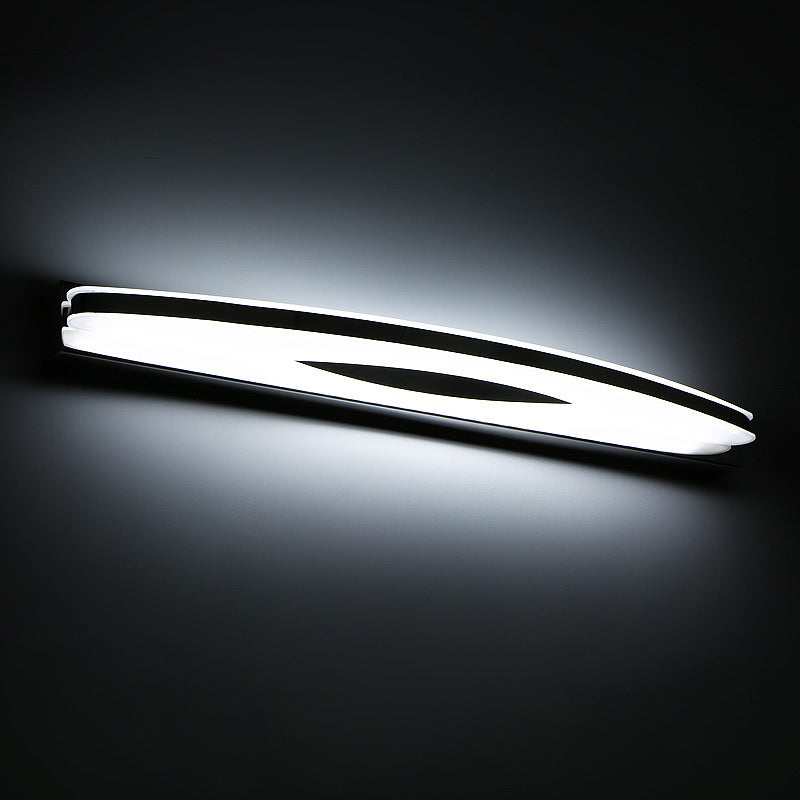 Oval Vanity Wall Lights Modern Simplicity Acrylic Vanity Sconce Lights for Bathroom