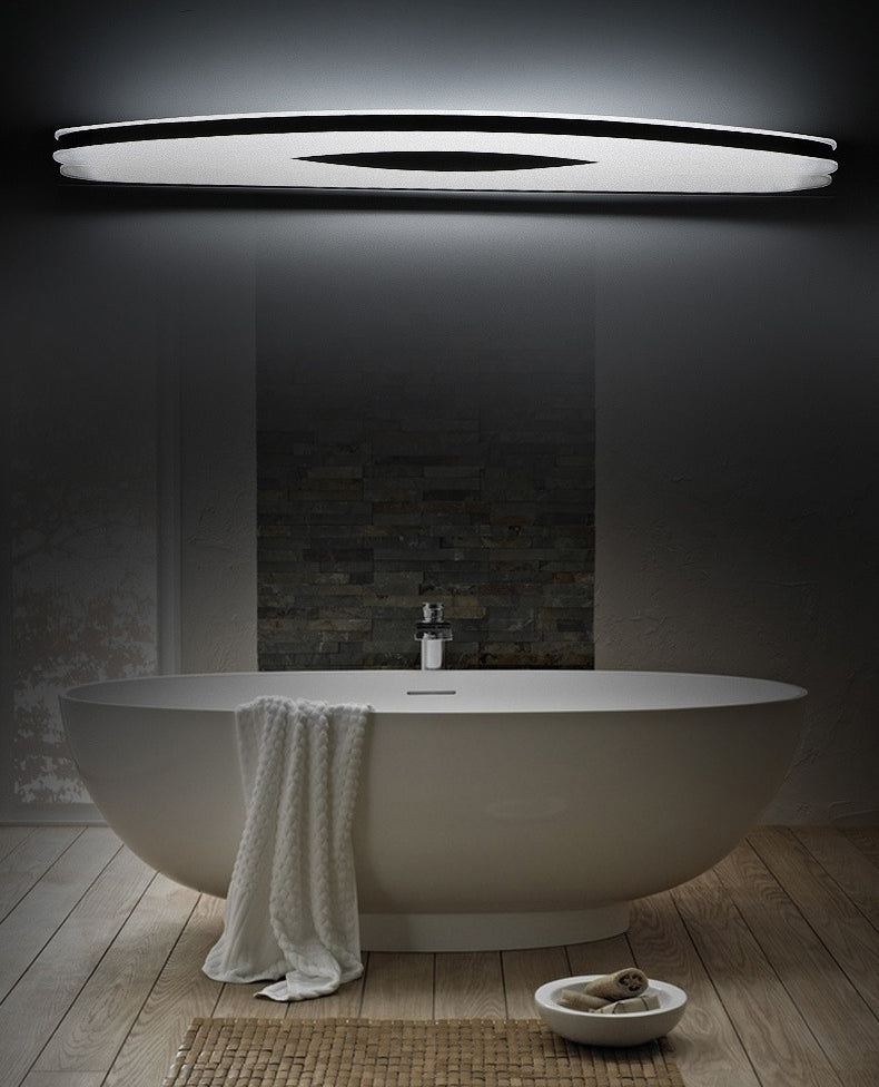 Vanité ovale Lumières murales modernes Simplicité Acrylique Vanité Grappés pour salle de bain