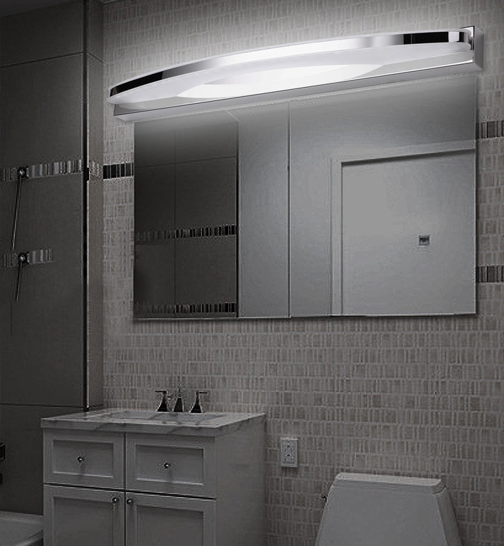 Vanité ovale Lumières murales modernes Simplicité Acrylique Vanité Grappés pour salle de bain