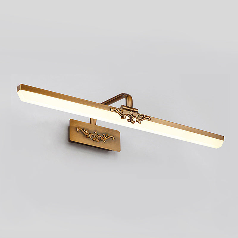 Modern Minimalist Minimalist Lampacefuli di vanità lineari Lampade per il bagno