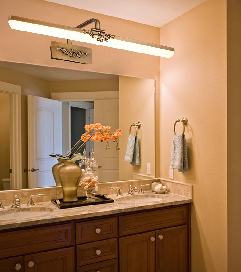 Modern Minimalist Minimalist Lampacefuli di vanità lineari Lampade per il bagno