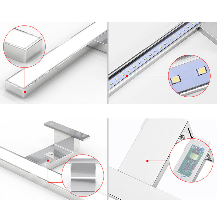 Lámparas de pared de tocador lineal de estilo minimalista moderno.