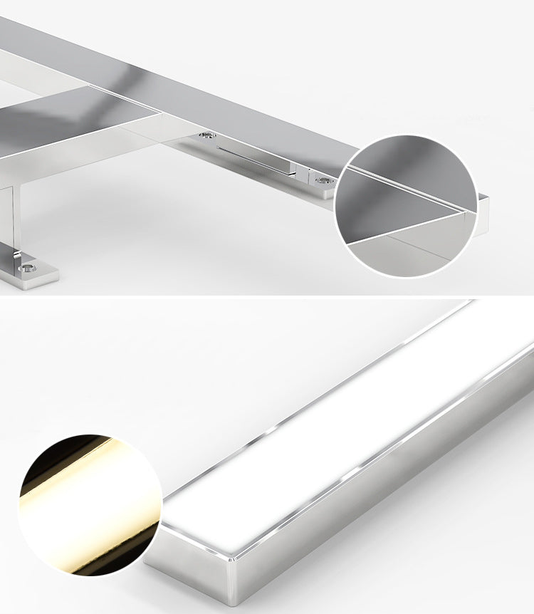 Lámparas de pared de tocador lineal de estilo minimalista moderno.