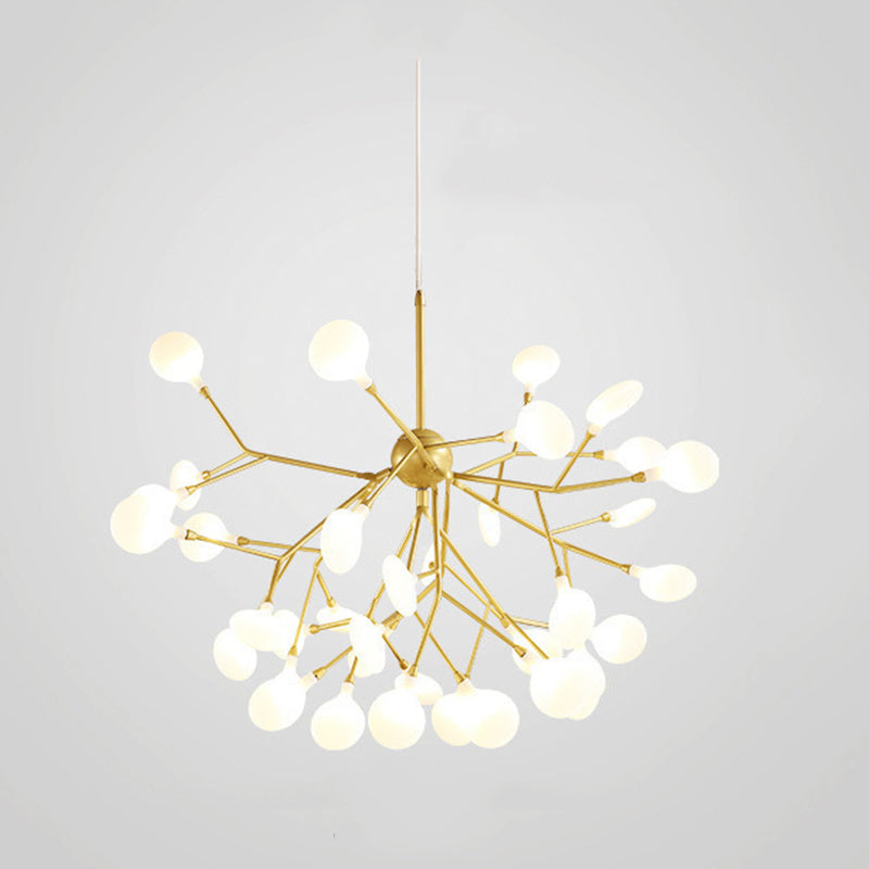 Estilo minimalista moderno techo en aerosol Costilla colgante de metal claro para sala de estar para sala de estar