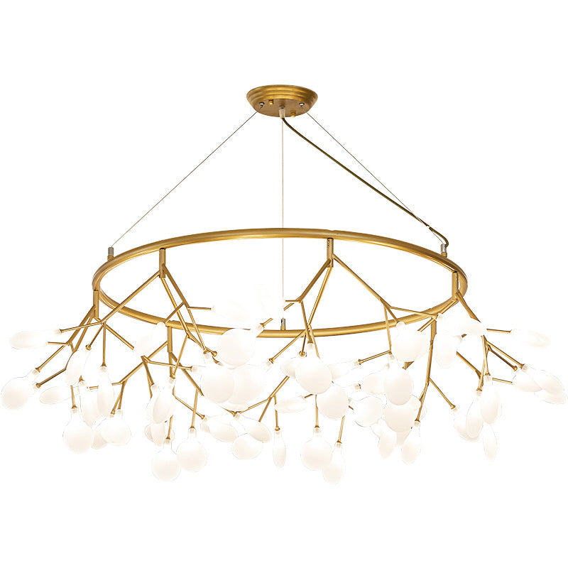 Estilo minimalista moderno techo en aerosol Costilla colgante de metal claro para sala de estar para sala de estar