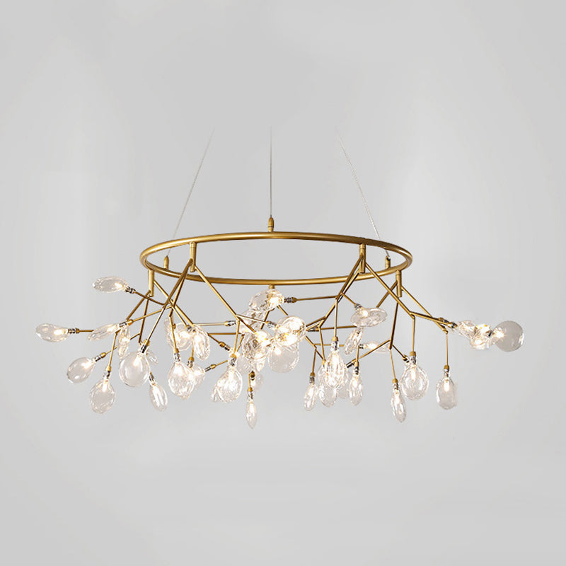 Estilo minimalista moderno techo en aerosol Costilla colgante de metal claro para sala de estar para sala de estar