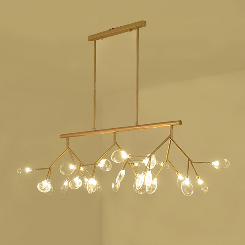 Estilo minimalista moderno techo en aerosol Costilla colgante de metal claro para sala de estar para sala de estar