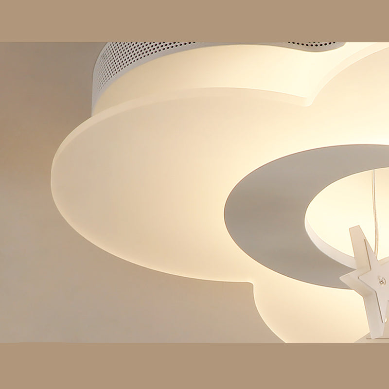 Kinderkamer plafondlamp moderne wolken en sterren warme slaapkamer jongens- en meisjeskamer oogbescherming lampen