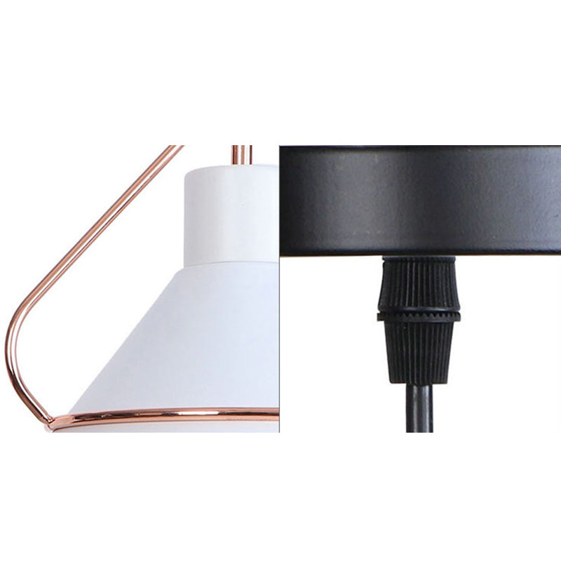 Metal Cone Mini 1-Light Pendant Lamp 9.8" Wide Industrial Style Lighting Fixture for Corridor Aisle