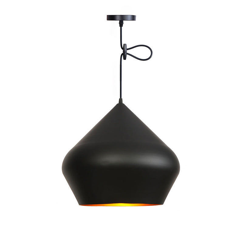 Creative Aluminum Coffee Shop Lighting Pendant Post-modern Style Metal Hanging Light with 39.3" Adjustable Suspension Wire