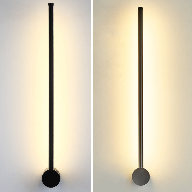 Moderner minimalistischer Stil linearer Wandleuchten Beleuchtung Metall Wandmontage Licht für Wohnzimmer