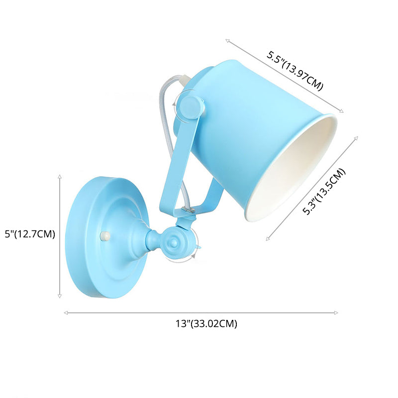 MODERNA SEMPLICY STILE MACHAROON LAMPAGNO ALLE LAMPAGNO DESIGN RIGGIORE LIGHT FONCE METALLA A 1 LIGHT per camera da letto