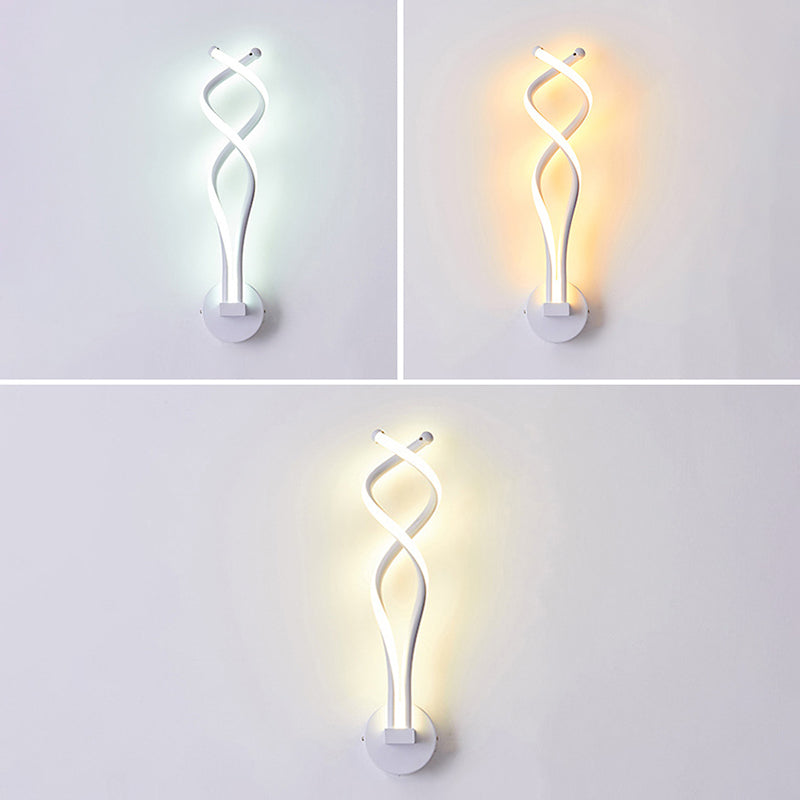 Modern Minimalist Style Linear Wall Sconce Lighting Acrylic Wall Mount Light for Living Room