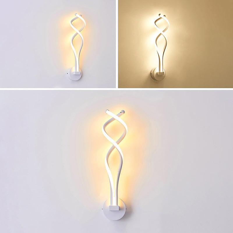 Modern Minimalist Style Linear Wall Sconce Lighting Acrylic Wall Mount Light for Living Room