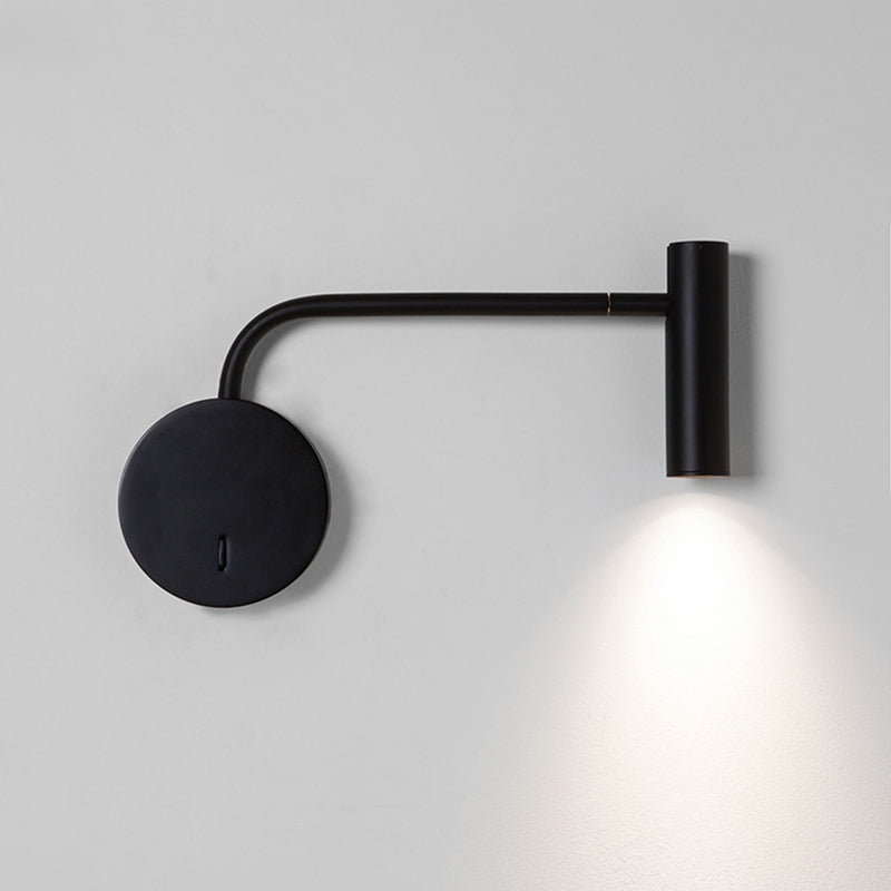 Modern Minimalist Style Reading Wall Light Metal 1 Light Reading Wall Lamp for Bedroom