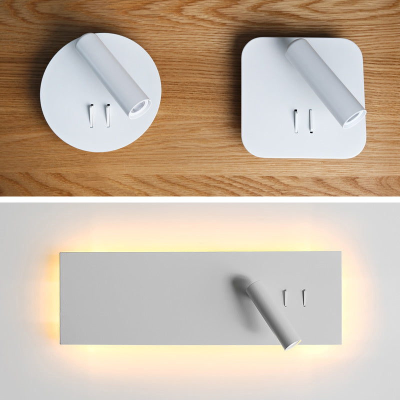 Modern Minimalist Style Wall Mounted Reading Lights Metal Reading Wall Lamp for Bedroom