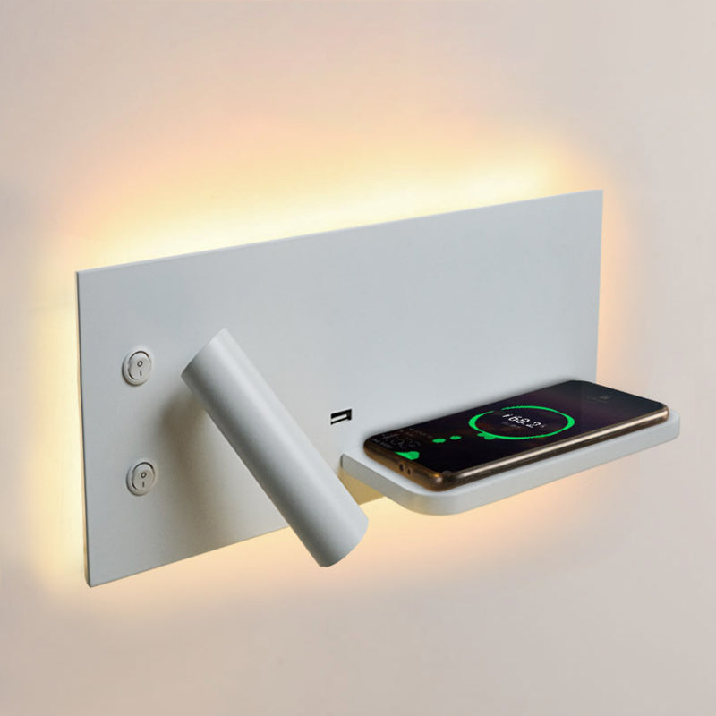 Modern Minimalist Style Wall Mounted Reading Lights Metal Reading Wall Lamp for Bedroom