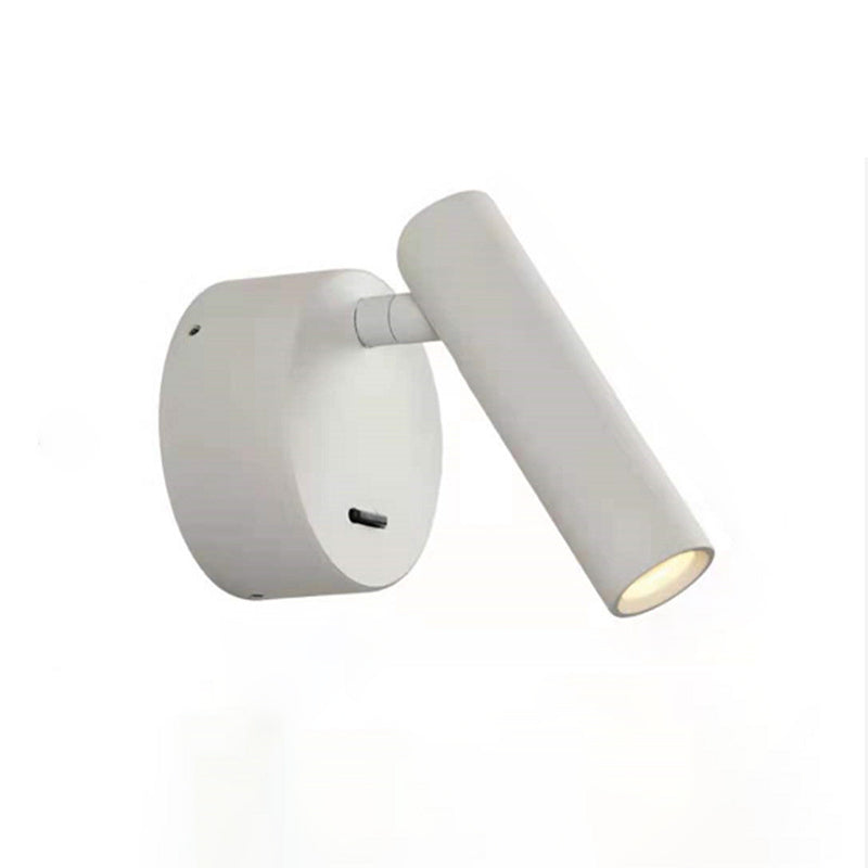 Modern Cylinder Wall Mounted Lighting Aluminum 1 Light Wall Lamp