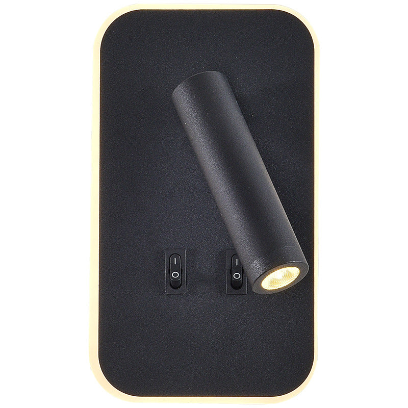 Modern Minimalist Style Cylinder Wall Mounted Lighting Metal Wall Lamp