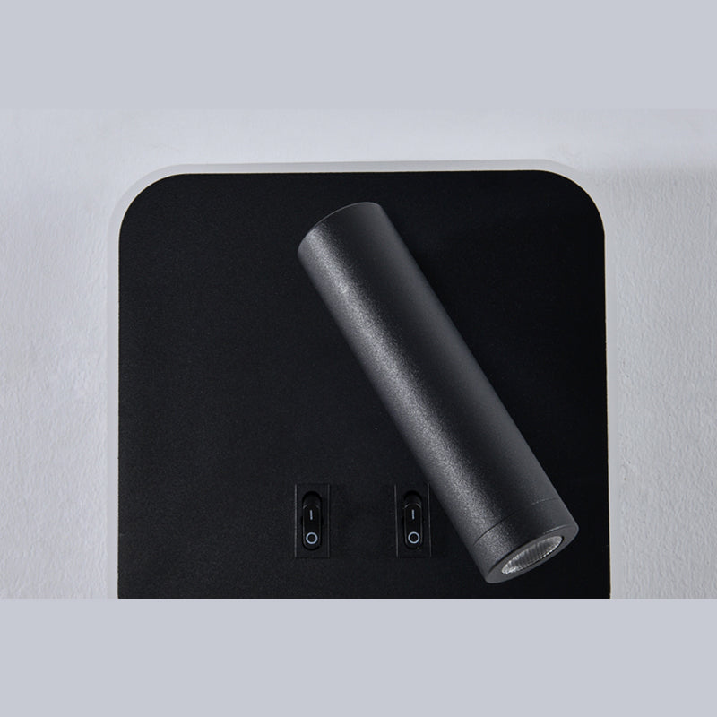 Modern Minimalist Style Cylinder Wall Mounted Lighting Metal Wall Lamp