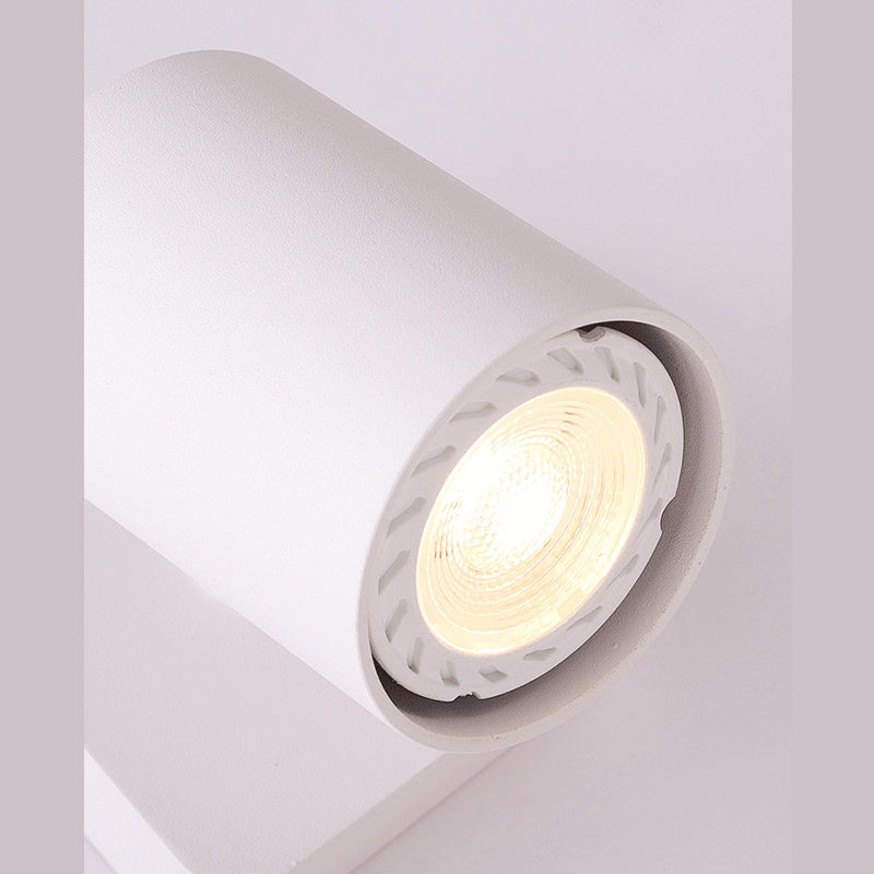 Modern Minimalist Minimalist Cilindro Accensione montata in metallo 1 Lampada da parete leggera