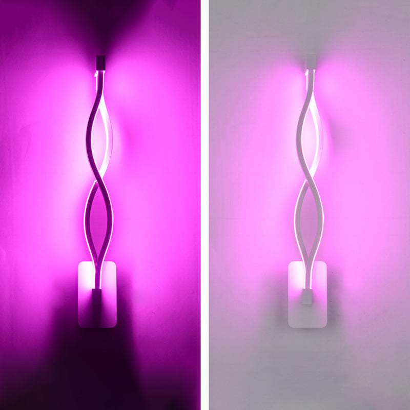 Modern Minimalist Style Linear Wall Mounted Light Fixture Acrylic Wall Sconces for Living Room